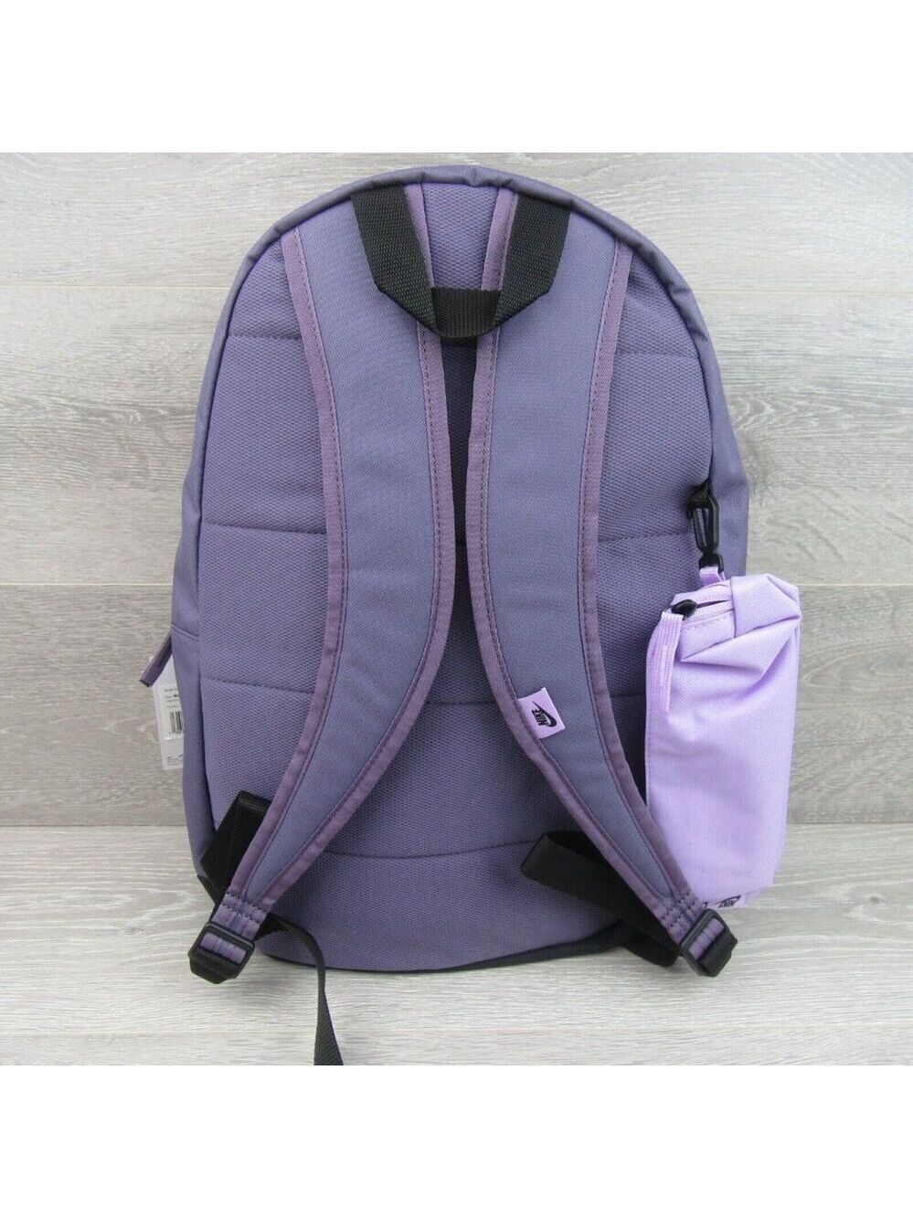 Nike Elemental Kids Backpack School Bag Purple Lilac Black (20L) NEW - Picture 8 of 16